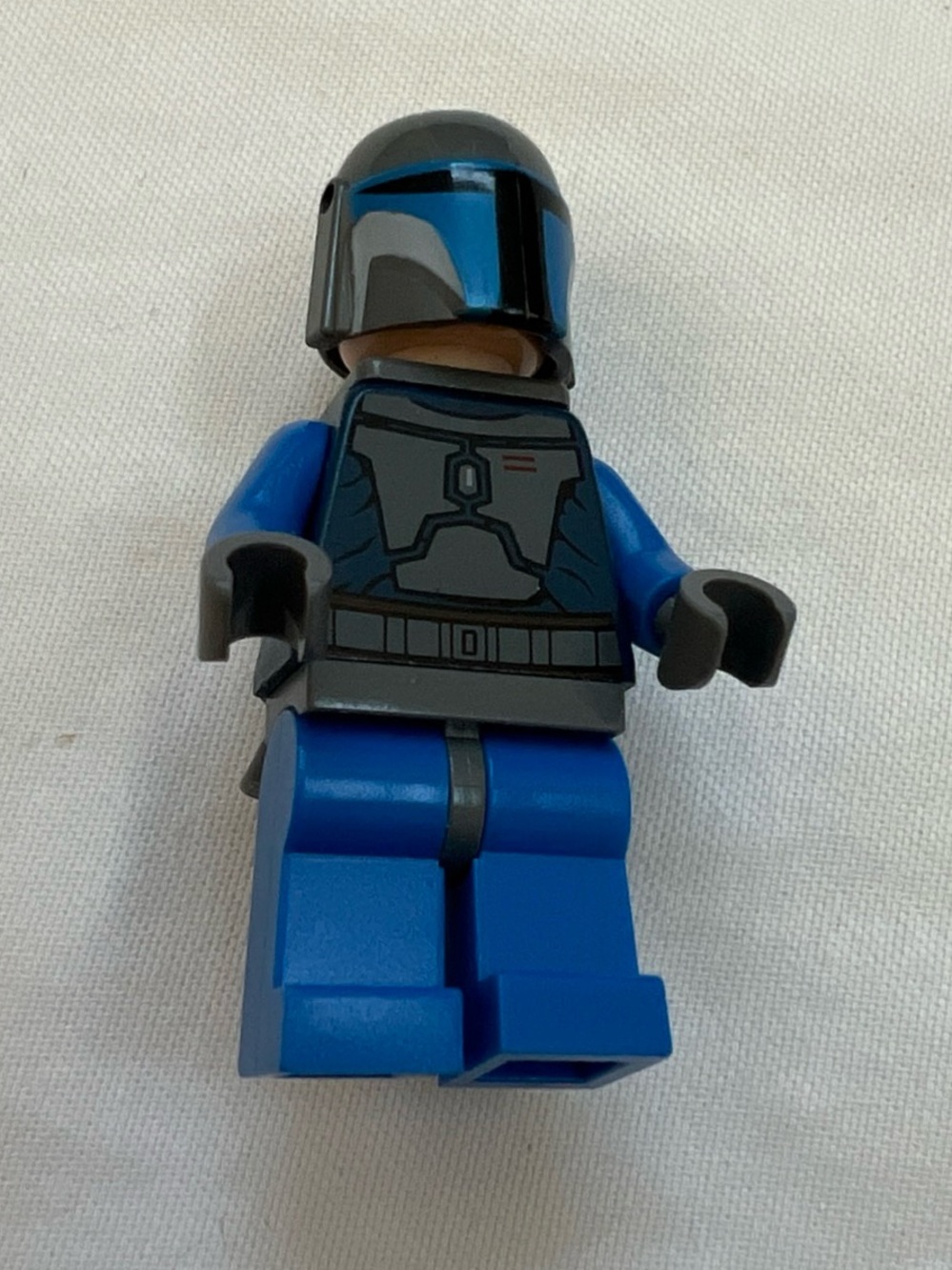 LEGO Mandalorian MiniFigure Fig With Jet Pack Brick Blue and Black